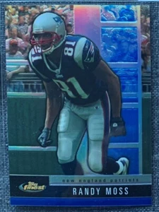 2008 Topps Finest  Refractor-Card Randy Moss (Patriots) (nr.55) - Bild 1 von 1