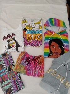 Size XL Woman's Clothes Lot Of 6, Colorful - Picture 1 of 17