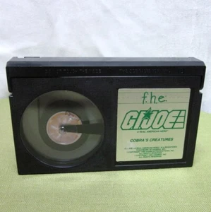 GI JOE Beta tape Cobra’s Creatures video cassette 1985 cartoon Mutt & Junkyard - Imagen 1 de 2
