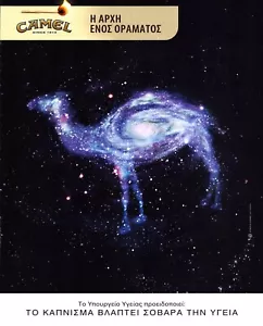 Camel Cigarettes - The beginning of a Vision - Original Print Ad 2002 !! - Picture 1 of 1