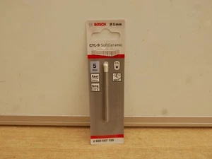 BOSCH 5MM CYL-9 SOFT CERAMIC TILE & GLASS TCT DRILL BIT 2608587159  - Picture 1 of 1