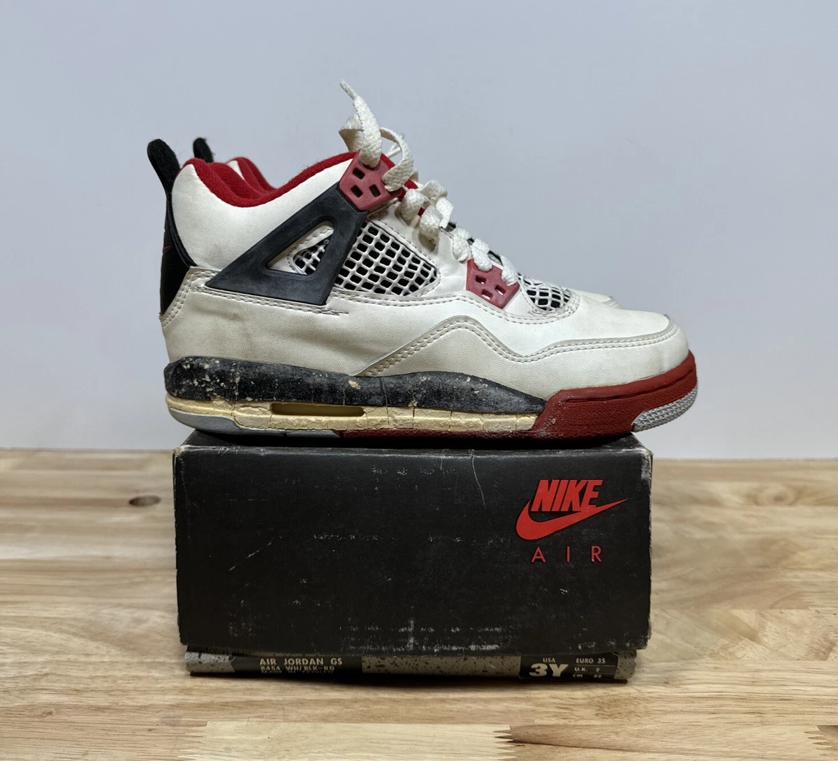 Preços baixos em Jordan 4 OG 1989 Fire Red | eBay