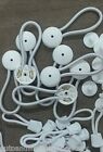 Stayput Bungee Ultimate Shock Cord Clip White w/ Pull Tie Down Boat Cover 8 pack