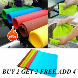 Large 40*30CM Silicone Desk Mat Heat Resistant Non-Slip Table Mat Desk Mat NEW - Picture 1 of 20