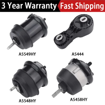 Kit de montaje de motor 4 piezas para Chevrolet Traverse y Buick Enclave 2009-2017 3,6 L V6 Foto 1 de 4