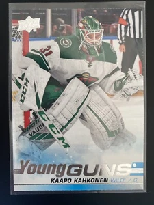 2019-20 Upper Deck Young Guns Kaapo Kahkonen #470 Rookie RC - Picture 1 of 2