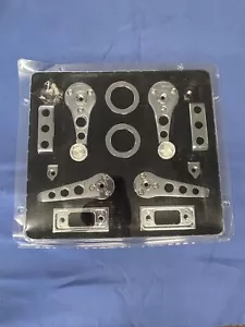 CLASSIC MINI INTERIOR HANDLE / WINDER / BEZEL KIT POLISHED CHROME 10 PIECE SET - Picture 1 of 2