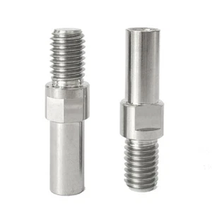 2X(2pz M8 Telaio Mountain Bike Forcella Anteriore Colonna Freno a V Vite Modifica6035 - Foto 1 di 8