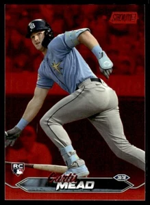 2024 Stadium Club Red Foil Curtis Mead Tampa Bay Rays #271 - Picture 1 of 2