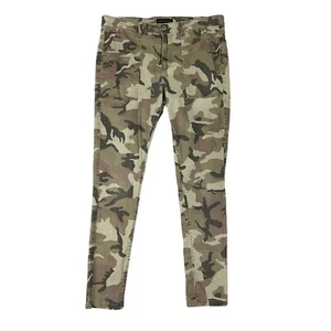 Sanctuary Pant Womens 31 Multi Camo SLIM Fit Stretch Cotton Mid Rise Deep Pocket - Picture 1 of 9