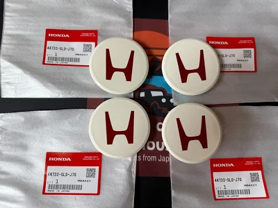 Genuine Honda OEM CIVIC TYPE R EK9 Wheel Center cup 4 set 44732-SL0-J70 Foto 1 de 4