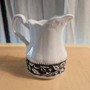 J.G. Meakin England Sterling Renaissance Blue Covered Sugar Bowl & Creamer - Picture 1 of 16