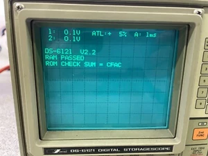 Iwatsu DS-6121 Digital Storage Oscillosope 100MHz 2Channels - Picture 1 of 12