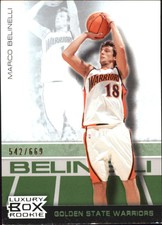 2007-08 Topps Luxury Box Warriors Basketball Card #66 Marco Belinelli Rookie