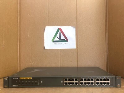 D-Link DES-10124R+ 24-Port 10/100 FE Switch with Brackets and PSU (Inc VAT) - Image 1 of 4