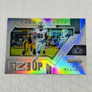 Ezekiel Zeke Elliott 2017 Prizm Rize Up Insert Silver Prizm Dallas Cowboys - Picture 1 of 4