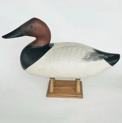 Vintage R. Madison Mitchell Canvasback Drake Wood Duck Decoy - Image 1 of 4