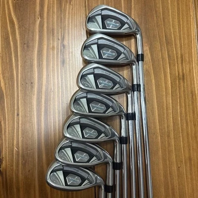 Callaway Rogue Star Irons #6-9,Pw,Aw,Gw(7Clubs)/NSPRO Zelos 7/Flex:Stiff - Image 1 of 4
