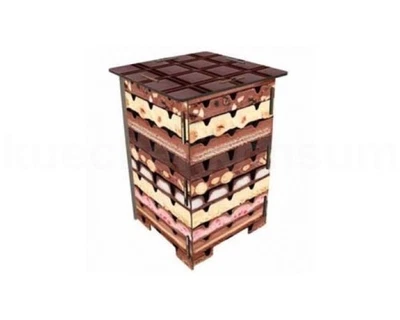 Werkhaus Photohocker Schokolade Beistelltisch Tritt Nachtschränkchen 8242 Sitz - Bild 1 von 4