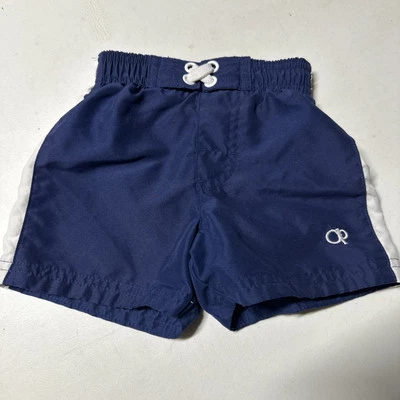 oP Navy Bathing Suit Boy's Size 12 Month Swim Trunks Bottoms - Image 1 of 4
