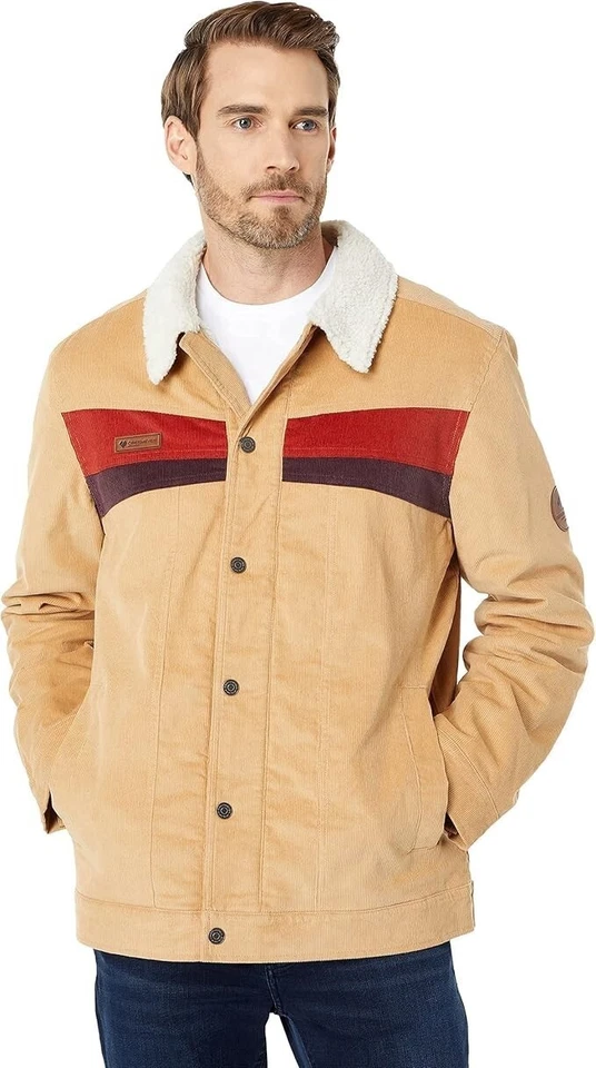 Obermeyer Condor Corduroy Jacket, Dune Color, Sherpa Fleece Lined, Men’s 2XL NWT - Image 1 of 1