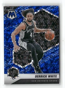 2020-21 Panini Mosaic #63 Derrick White Mosaic Fast Break Blue #/85 - Picture 1 of 2