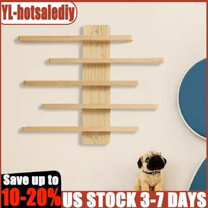 Wood Multi-Layer Wall Mounted Shelf Toy Display Storage Rack Shelves Home Decor - Picture 1 of 14