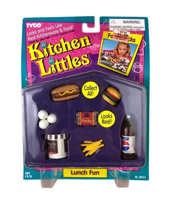 NEW Sealed 1995 Tyco Kitchen Littles Lunch Fun For Barbies! - Image 1 of 2