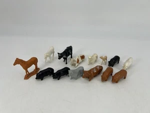 Beton Bergen Farm Animals Lot of 11 Cow Pig Horse Sheep Fair Condition - Picture 1 of 5