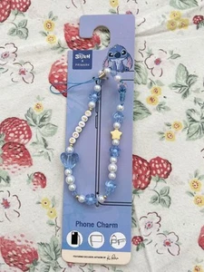 Disney Stitch Telefon Charm PASEK Klucze smyczowe TORBA Bagaż Brelok Film Primark - Zdjęcie 1 z 1