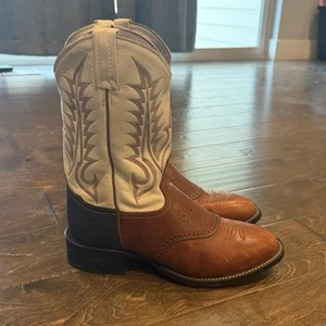 Vintage Tony Lama Mens Sunset Renegade CT466 Cowboy Boots Handmade 9.5 D - Picture 1 of 11