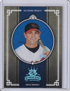 2005 Donruss Diamond Kings BRIAN ROBERTS Platinum Parallel 1/1 #33 Orioles - Picture 1 of 2
