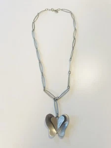 Rare - Designer - Miss Dee - Stainless Steel - Long Length - Butterfly Chain - Picture 1 of 8
