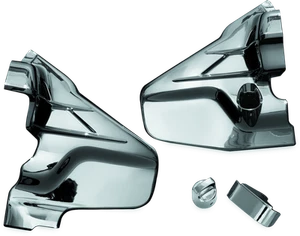 Kuryakyn Louvered Transmission Cover 01-17 Honda GL1800 Chrome - Picture 1 of 2