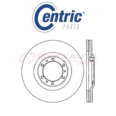 Centric C-TEK Disc Brake Rotor for 2001 Isuzu Rodeo Sport 2.2L 3.2L L4 V6 - xa - Изображение 1 из 4