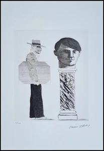 DAVID HOCKNEY * The Student * 50 x 35 cm * signed lithograph * limited # 55/500 - Bild 1 von 8