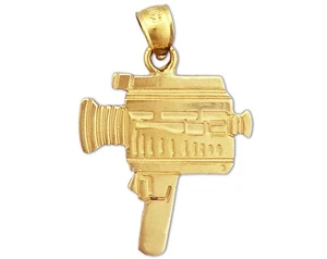Dije vintage de oro de 14 quilates para cámara de cine - Imagen 1 de 6