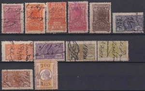 F-EX28946 BRAZIL BRASIL S.XX REVENUE STAMPS LOT ALL DIFFERETS TREASURE. - Picture 1 of 1