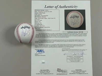 Albert Pujols Signed Official 700 HR Baseball JSA LOA COA Cardinals HOF MVP B - Image 1 of 4