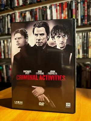 CRIMINAL ACTIVITIES (2016) MICHAEL PITT DAN STEVENS JOHN TRAVOLTA DVD COME NUOVO - Immagine 1 di 3