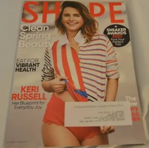 April 2020 issue Shape Magazine Keri Russell #218 - Picture 1 of 4