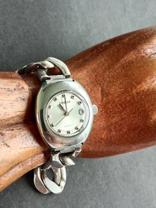 Vintage Citizen 21j & Date. Sterling Silver .925 Ladies Wrist Watch. Para Water. - Picture 1 of 14