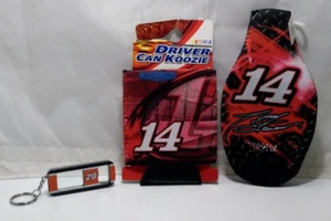Tony Stewart #14 Can & Bottle Suit Koozie, Bottle Opener Key Chain - Lot of 3 - Picture 1 of 2
