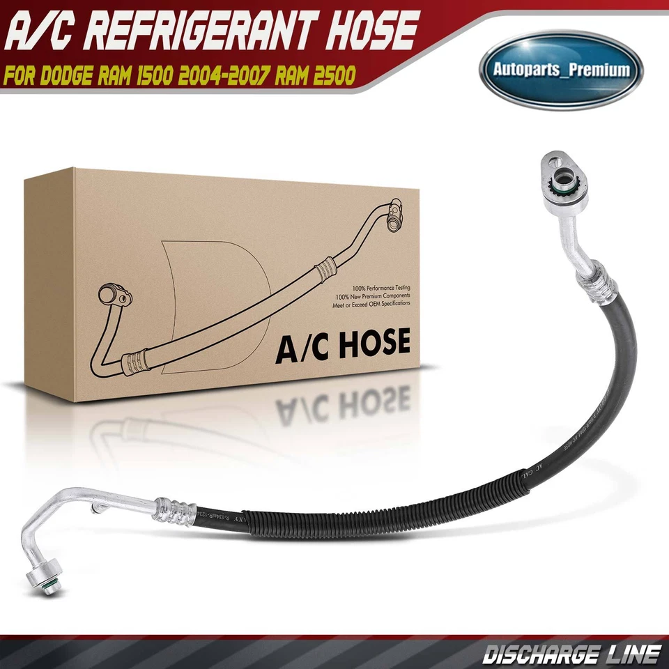 Manguera de descarga de refrigerante de aire acondicionado para Dodge Ram 1500 2004-2007 Ram 2500 2004-2005 Foto 1 de 4
