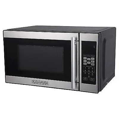 BLACK+DECKER 0.7 Cu Ft 700W Microwave Oven - Black • 49.99$