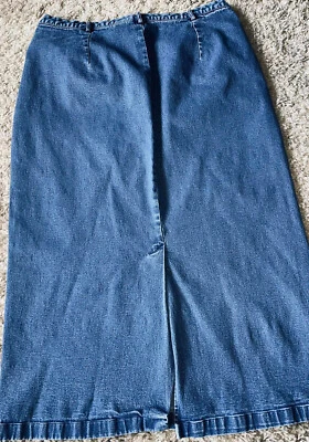 Jean azul denium para mujer talla Falda Maxie 16 ~ sin rasgaduras ni rasgaduras Foto 1 de 4