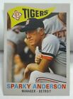Sparky Anderson 2020 Topps Throwback Thursday '60 Managers Design #222 - SP /432
