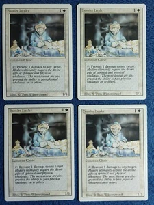 MTG 4x Samite Healer x4 NM Revised Edition Magic Playset Old School White - Picture 1 of 2