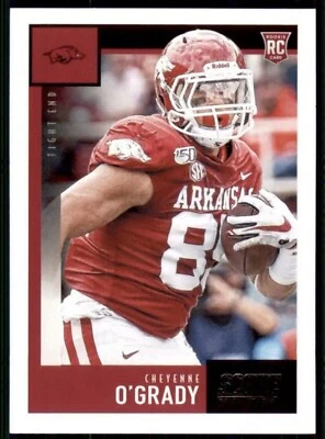 2020 Score Rookies #402 Cheyenne O'Grady - Arkansas Razorbacks - Image 1 of 2