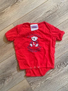 Linfield Wildcats Baby Infant One Piece Size 9-12 Months Red Purple Wildcat Fan - Picture 1 of 3